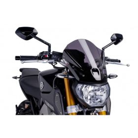 PUIG Naked Touring Dark Smoke Windscreen for Yamaha