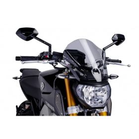 PUIG Naked Touring Light Smoke Windscreen for Yamaha