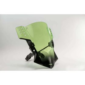 PUIG windshield rafale green 390x335mm ABE approved for Yamaha