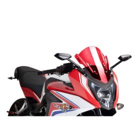 Cupolino PUIG z-racing rosso 355x310mm per Honda cbr f