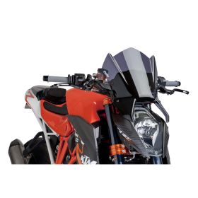 PUIG Dark Smoke Naked Sport Windscreen for KTM R Superduke