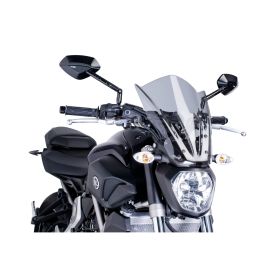 PUIG Naked Touring Windschild Leicht Rauch für Yamaha MT-07