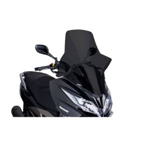 PUIG V-Tech Touring Dark Smoke Windscreen for Kawasaki