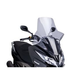 PUIG v-tech touring light smoke windshield for Kawasaki