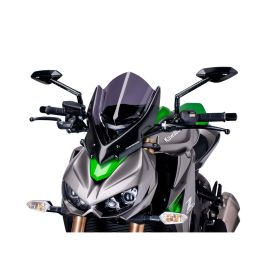 Cupolino PUIG Naked touring fumè scuro per Kawasaki
