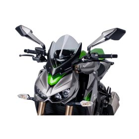 PUIG Naked Touring Leichtrauch Windscreen für Kawasaki