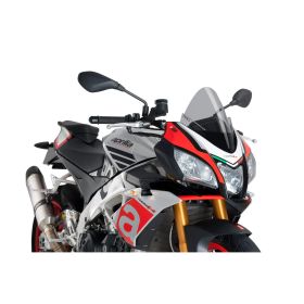 PUIG Z-Racing Windscreen Light Smoke ABE Approved for Aprilia