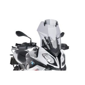 PUIG touring windshield with light smoke deflector for BMW S 1000 XR