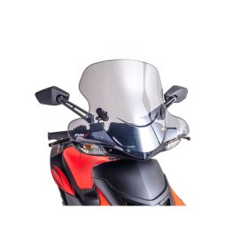 Cupolino PUIG city touring fumè chiaro omologato ABE per Aprilia sr r