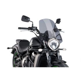 Pare-brise PUIG Naked Touring Light Smoke pour Kawasaki
