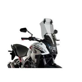PUIG Touring Fairing with Light Smoke Deflector for Honda