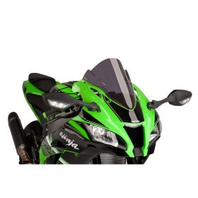 PUIG Z-Racing Dark Smoke Windshield ABE Approved for Kawasaki