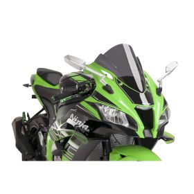 PUIG Z-Racing Dark Smoke Windshield ABE Approved for Kawasaki