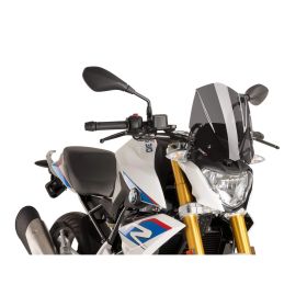 Cupolino PUIG naked sport fumè scuro omologato ABE per Bmw r g 310