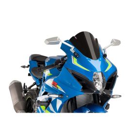 PUIG Z-Racing Black ABE Approved Windscreen for Suzuki GSX-R/R