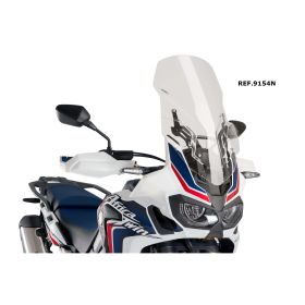 Staffe supporto cupolino PUIG nere per Honda africa twin