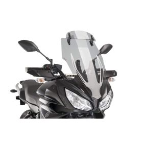 PUIG touring windscreen with light smoke deflector for Yamaha