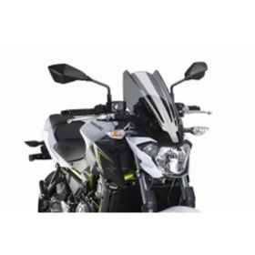 PUIG Dark Smoke Naked Touring Windscreen for Kawasaki Z650