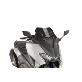 Pare-brise PUIG v-tech sport noir 335x430mm pour Yamaha