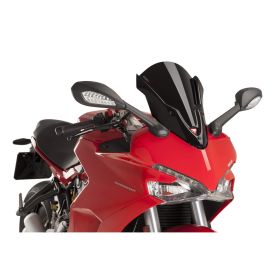 Cupolino PUIG z-racing nero omologato ABE per Ducati