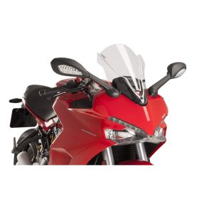 Cupolino PUIG z-racing trasparente omologato ABE per Ducati