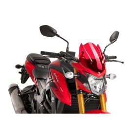 PUIG naked sport fairing red ABE approved for Suzuki gsx-s
