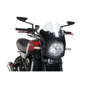 Pare-brise transparent semi-caréné PUIG pour Kawasaki