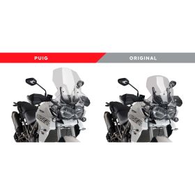 Pare-brise clair PUIG touring fumé pour Triumph Tiger