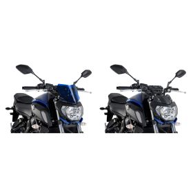 Pare-brise PUIG Naked Sport Bleu ABE approuvé pour Yamaha MT-07