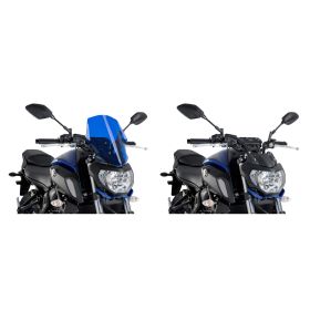 PUIG Carénage Naked Touring Bleu ABE Approuvé pour Yamaha MT-07