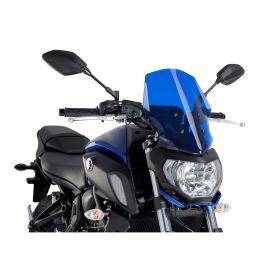 PUIG Carénage Naked Touring Bleu ABE Approuvé pour Yamaha MT-07