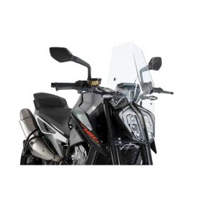 PUIG transparent approved ABE naked sport windshield for Ktm