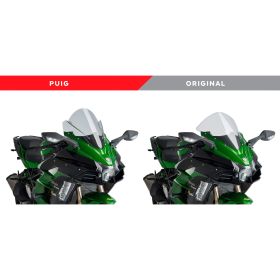 PUIG z-racing pare-brise fumé clair ABE approuvé pour Kawasaki