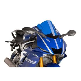 Pare-brise PUIG Z-Racing bleu 360x285mm approuvé ABE pour Yamaha