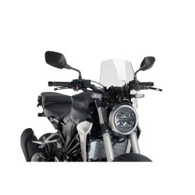 Carénage de sport nu transparent ABE approuvé PUIG pour Honda
