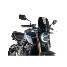 Cupolino PUIG naked sport nero omologato ABE per Honda