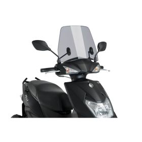 PUIG Urban Clear Smoke Windschutzscheibe 405x390mm für Sym Mask