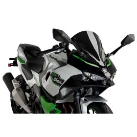 PUIG Z-Racing Windshield Black 400x335mm for Kawasaki