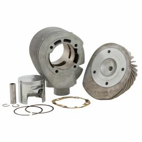 Cilindro QUATTRINI Racing M-232 232cc alluminio 6 travasi corsa 57mm biella 126mm