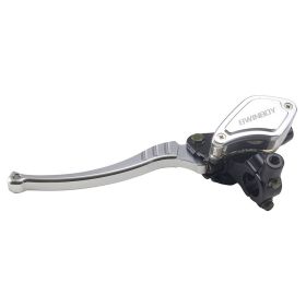 Left Rear Brake Pump R4RACING Black/Silver Universal