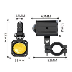 Projecteurs supplémentaires à LED carrés RBMAX à longue portée 12V 50W approuvés 3000 lm