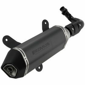 Silencieux Slip-On en carbone REMUS Racing avec catalyseur et passeport électronique
