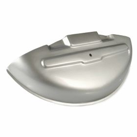 10 enjoliveurs en aluminium argent peint