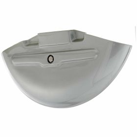 10 enjoliveurs en aluminium argent peint