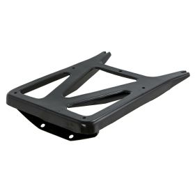 Rear luggage rack plate with front holes at 23.5 cm for easy mounting