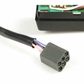 Interrupteur de clignotant REPRO TEILE avec fil noir et connecteur à 6 broches