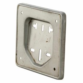 Metallkennzeichenhalter 150x130 mm für italienisches Kennzeichen mit 2 Teilen