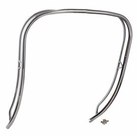 Bordure en double chrome pour motos et scooters élégants et durables