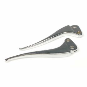 Aluminum Chrome Clutch/Brake Levers 130 mm Sharp 2 Pieces