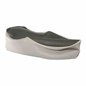 REPRO TEILE Abdeckung Denfeld Sitz mit hell/dunkelgrauem Riemen